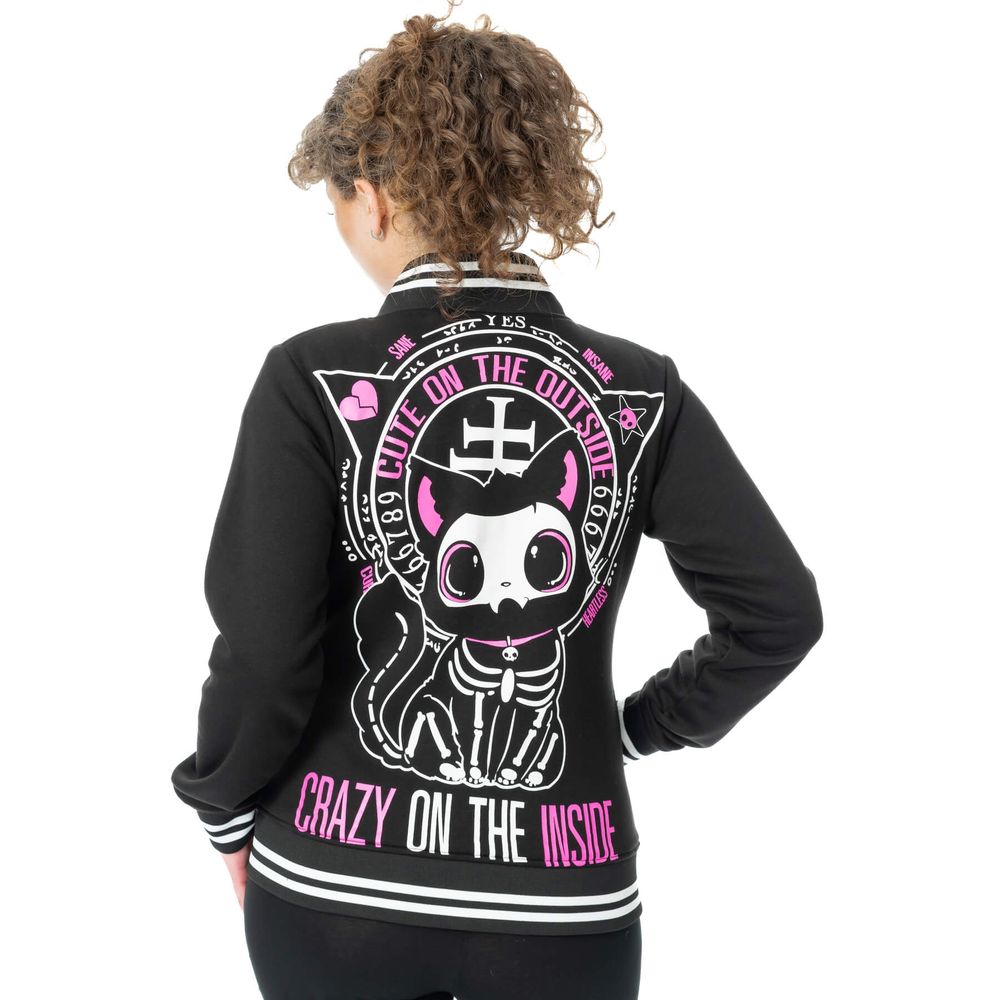 Heartless - Crazy On The Inside Varsity jacket - Black